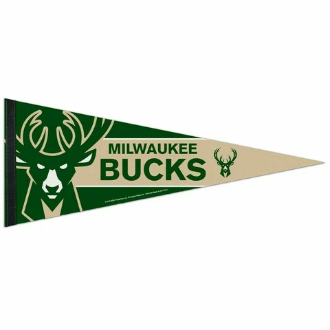 Milwaukee Bucks ROLL UP PREMIUM FELT PENNANT 12"x30 FREE SHIPPING Cover