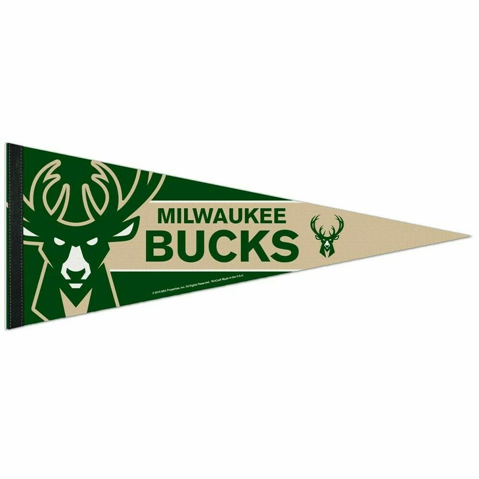 Milwaukee Bucks Pennant 12x30 - Image 1 of 1