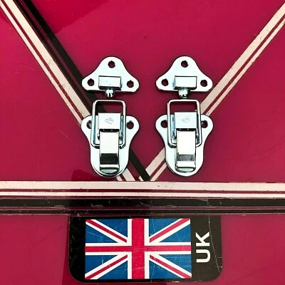catches (pair) / draw bolt / catch for flightcase or box lift off lids (new) - Image 1 of 3