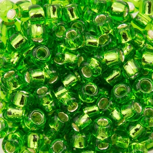 8/0 TOHO ROUND Silver Lined Peridot Seed Bead (8g) - Picture 1 of 1