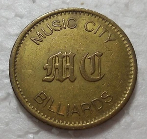 NASHVILLE TENNESSEE MUSIKSTADT BILLARD UNTERHALTUNGSMARKE - Bild 1 von 2