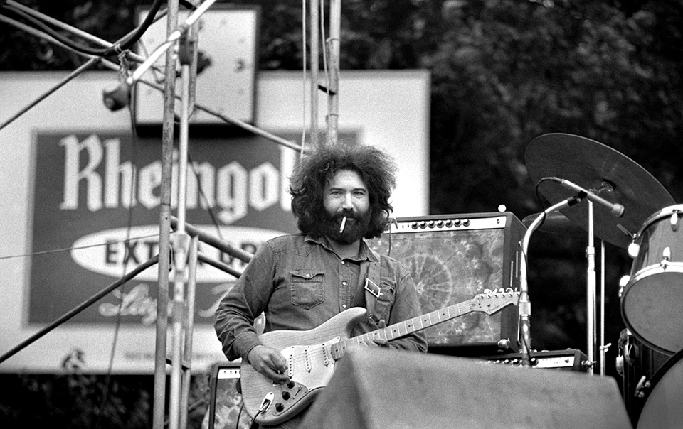 JERRY GARCIA 1971 GAELIC PARK NYC 8.5 X 11 DIGITAL PRINT FROM ORIGINAL 35mm NEG - Image 1 of 1
