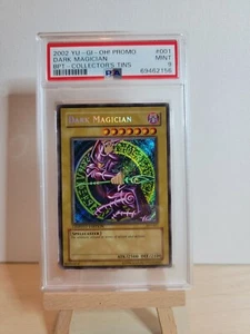 Yugioh 2002  Dark Magician BPT-001 Secret Rare Collector's Tins Promo PSA 9 MINT - Picture 1 of 2