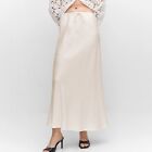 Women's Fishtail Hem Drawstring Tie Waist Ruffle Wrap High Waist Long Maxi Skirt