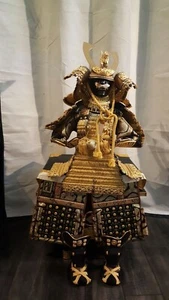 Vintage Japanese Complete Large Golden Kabuto - Picture 1 of 5
