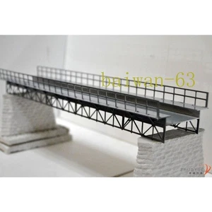 1/87 HO Proportional Railroad Bridge Assemble Model Not Colored Only The Bridge - Picture 1 of 5