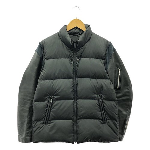 UNDERCOVER Piumino UNDER COVER UCT9204 pelle bovina manica 2 bla ottime condizioni