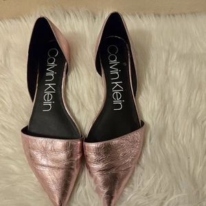 Calvin Klein Women's Pink Flats Moesha Shoes Size 10 Elegant - Picture 1 of 11