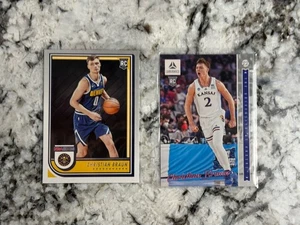 2022 Christian Braun NBA RC Lot (2) - Hoops #251 & Chronicles Draft #6 Nuggets - Picture 1 of 5