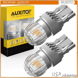 AUXITO 992 7440 7441 7443 Amber Turn Signal Bulbs Light Combo Kit 2400LM CANbus - Picture 1 of 10