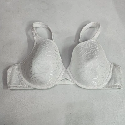 Vanity Fair Women Bra 38C White Floral 75208 Underwired Lace Adjustable Straps - Image 1 of 4