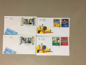 Vier Israel FDC von 1992,2000 mit zwei Marken - zwei Sätze - Bild 1 von 1