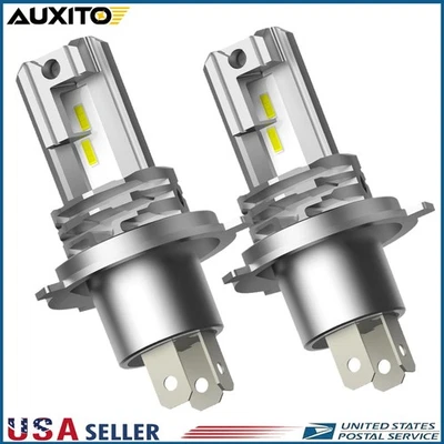 H4 9003 HB2 Super White LED Headlight Bulb Conversion Kit High Low Beam 6000K D - Image 1 of 4