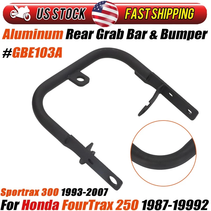 Rear Grab Bar Bumper Wide Bracket for Honda FourTrax 250 87-92 Sportrax300 93-07 - Image 1 of 4