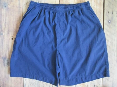 Athletic Works Men's Navy Blue Y2K Shorts Large (36-38) 8" Polyester Water Sport - Изображение 1 из 4