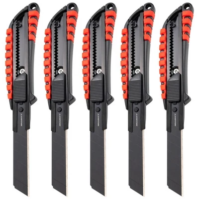 5x Cuttermesser Teppichmesser Premium 18mm Cutter Kartonmesser SK5 Klingen - Bild 1 von 4