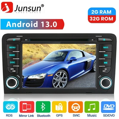 Autoradio Für Audi A3 S3 RS3 2003-2012 Android 13 CarPlay DVD GPS NAVI RDS DSP - Bild 1 von 4