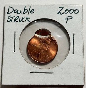 2000 P Lincoln Memorial Cent ERROR Double Strike - Nice details! - Picture 1 of 5