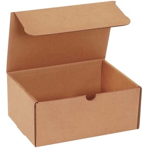 BM943K Corrugated Mailers 9 x 4 x 3 Kraft Pack of 50 - Picture 1 of 3