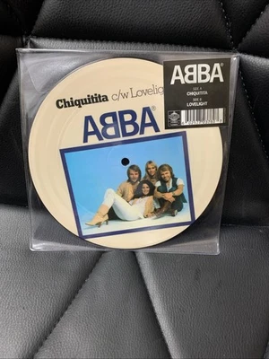 ABBA Chiquitita / Lovelight 7" Pic Disc Single New/unplayed . Hype Sticker Marks - Image 1 of 4