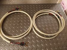 2x 2m Chord Company / QED Airloc Carnival Silver Screen speaker cable terminated