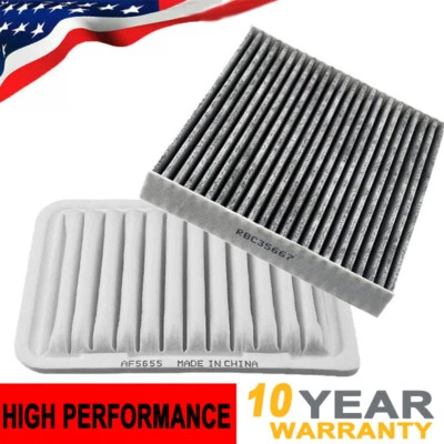 Juego combinado de filtros de aire de motor para Toyota Corolla Pontiac Vibe Scion XD 2009-2018 Foto 1 de 4