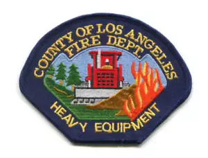 Los Angeles County Fire Department Heavy Equipment Patch California CA - Picture 1 of 1