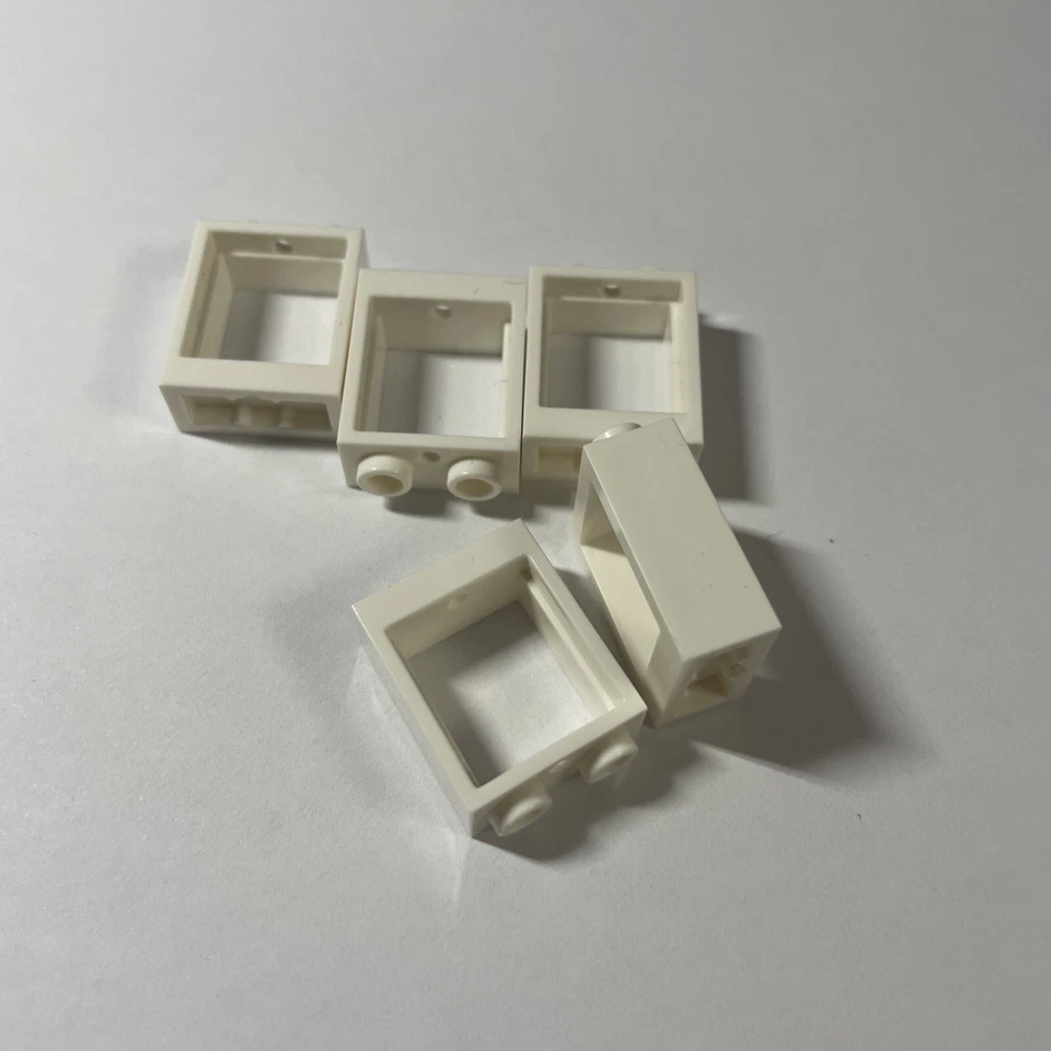 Lego 5x Fenster Window 1x2x2 60592 Weiß White Neu New - Bild 1 von 1