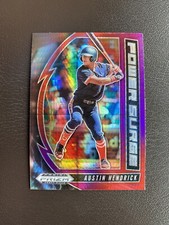 2020 Prizm Draft Picks Power Surge Red Purple Hyper PDP167 Austin Hendrick