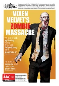 DVD Vixen Velvet's Zombie Massacre, película de terror australiana, R4, NUEVO SELLADO - Imagen 1 de 1