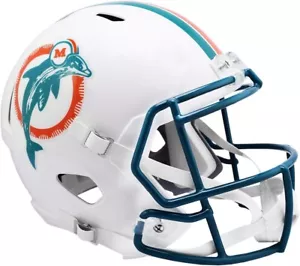 NFL Riddell Miami Dolphins 1980-96 Full Size Revolution Speed Replica Helmet - Picture 1 of 1