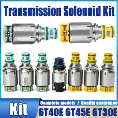 7x 6T40E 6T45E 6T30E Transmission Solenoid Kit Auto Trans Valve Body For Autocar - Image 1 of 4