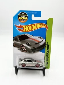 2015 HOT WHEELS ZAMAC PORSCHE 911 GT3 RS HW WORKSHOP  #196 Walmart Exclusive New - Picture 1 of 2