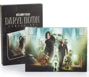 Daryl Dixon Canvas Art By Brian Rood Limited Series Walking Dead Exclusive Carol - Picture 1 of 4