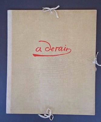 Andre Derain par Dunoyer de Segonzac portfolio # 132/350; 12 lithographs INV183B - Image 1 of 4