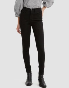 Levi's Women's 720 High-Rise Super Skinny Jeans Black Sz 34x30 (18 MED) NWT - Picture 1 of 5