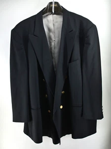 CHRISTIAN DIOR MONSIEUR Double Breasted Blazer Gold Buttons In Black - Picture 1 of 14
