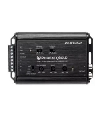 Phoenix Gold ZLOC2.2 Active High - Low Converter 2-Channel RCA For Audio System - Image 1 of 4