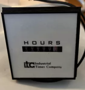 INDUSTRIAL TIMER COMPANY 125-0004A 1/3 RPM 120V 60HZ 4W - Picture 1 of 4