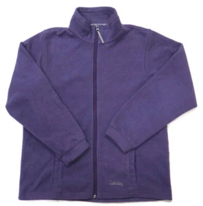 Cabelas Snake River Fleece Jacket Large Purple Violet Kids Girls Youth Full Zip - Picture 1 of 6