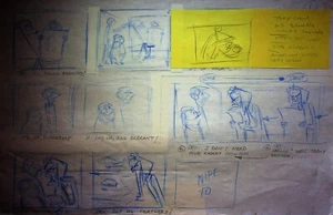 Disney 101 Dálmatas: La Serie 1997 Dibujado a Mano Animación Producción Guión Gráfico - Imagen 1 de 2