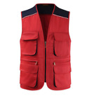 Work Vests Waistcoat Multi-pocket Construction Safety Clothing Road Traffic Tops
