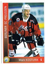 DEL 94/95 65 Mark Kosturik Signed