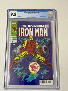 Iron Man # 1 Facsimile Edition (7/23) CGC Graded Comic Book 9.8 NM/M - Picture 1 of 4