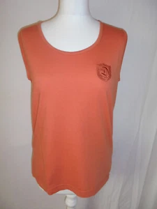 ❤️Dash Burnt Orange Embroidery Sleeveless Summer Top Size 12❤️ - Picture 1 of 4
