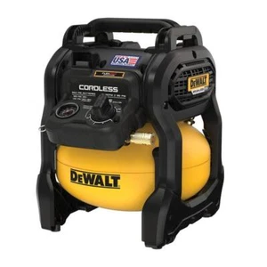 DEWALT Cordless Electric Air Compressor 2.5 Gal. 140 psi Pancake Single Stage - Picture 1 of 7