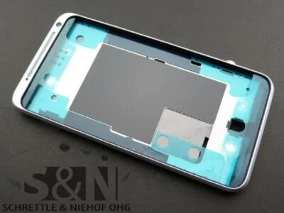 Original HTC EVO 3D G17 Displayrahmen Cover Rahmen Kleber Gehäuse silber
