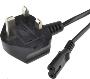 Figura Plug Mains del Reino Unido 8 Cable de cable de alimentación Original Xbox / Serie X / Serie S - Imagen 1 de 1