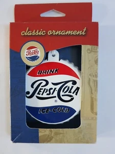 Northlight 3.25" Pepsi-Cola Bottle Cap Logo Cut-Out Classic Ornament, New USA - Picture 1 of 6