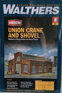 WALTHERS 1/160 N SCALE CORNERSTONE UNION CRANE AND SHOVEL ITEM # 933-3826 F/S - Picture 1 of 4
